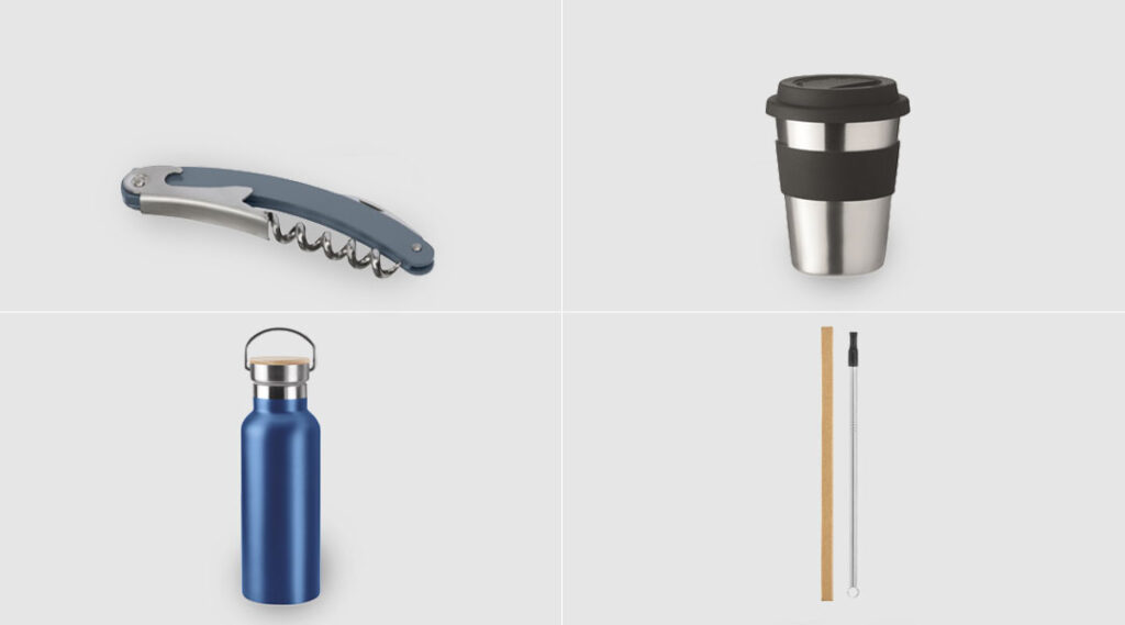 merchandising acero inoxidable