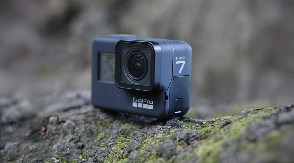 Cámara Go Pro de color negro